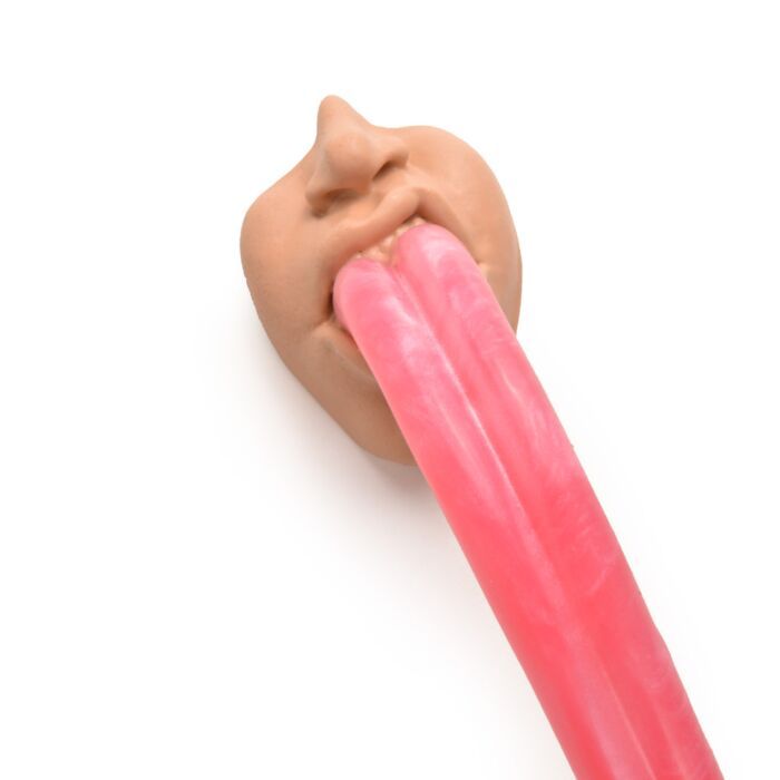 Sinnovator Tongue Lasher Platinum Silicone Urethral Sound | UberKinky